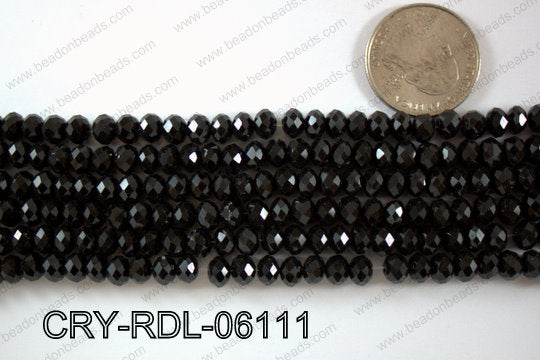 Crystal Rondel 6mm CRY-RDL-06111