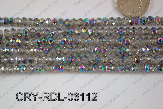 Crystal Rondel 6mm CRY-RDL-06112