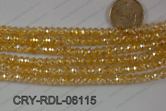 Crystal Rondel 6mm CRY-RDL-06115