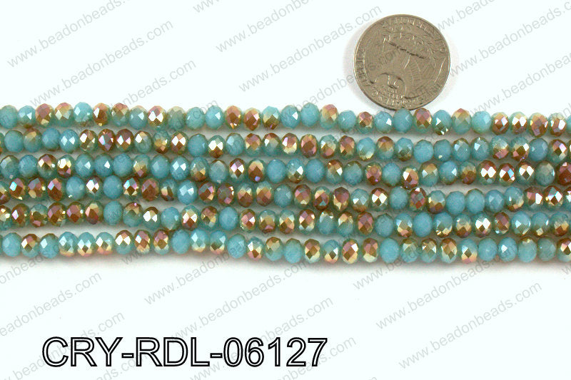 Angelic crystal rondels 6mm CRY-RDL-06127