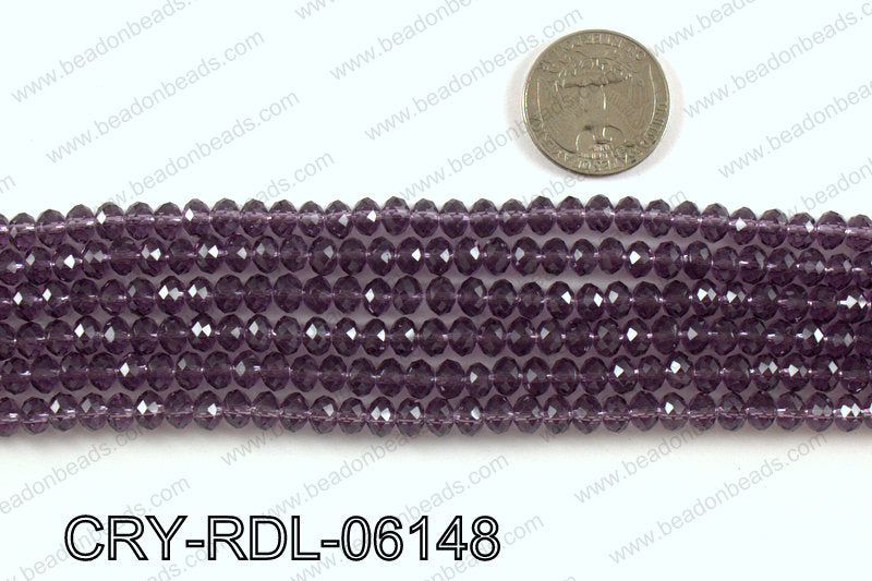 Angelic crystal rondels 6mm CRY-RDL-06148