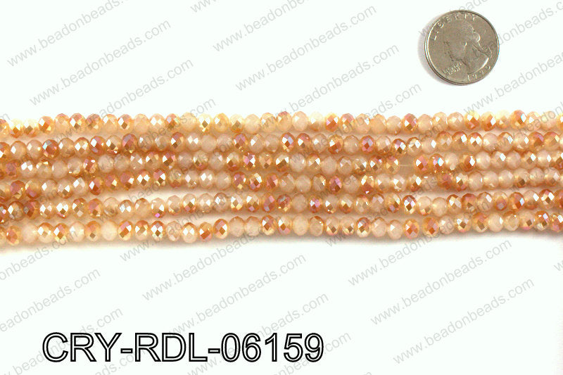 Angelic crystal rondels 6mm CRY-RDL-06159