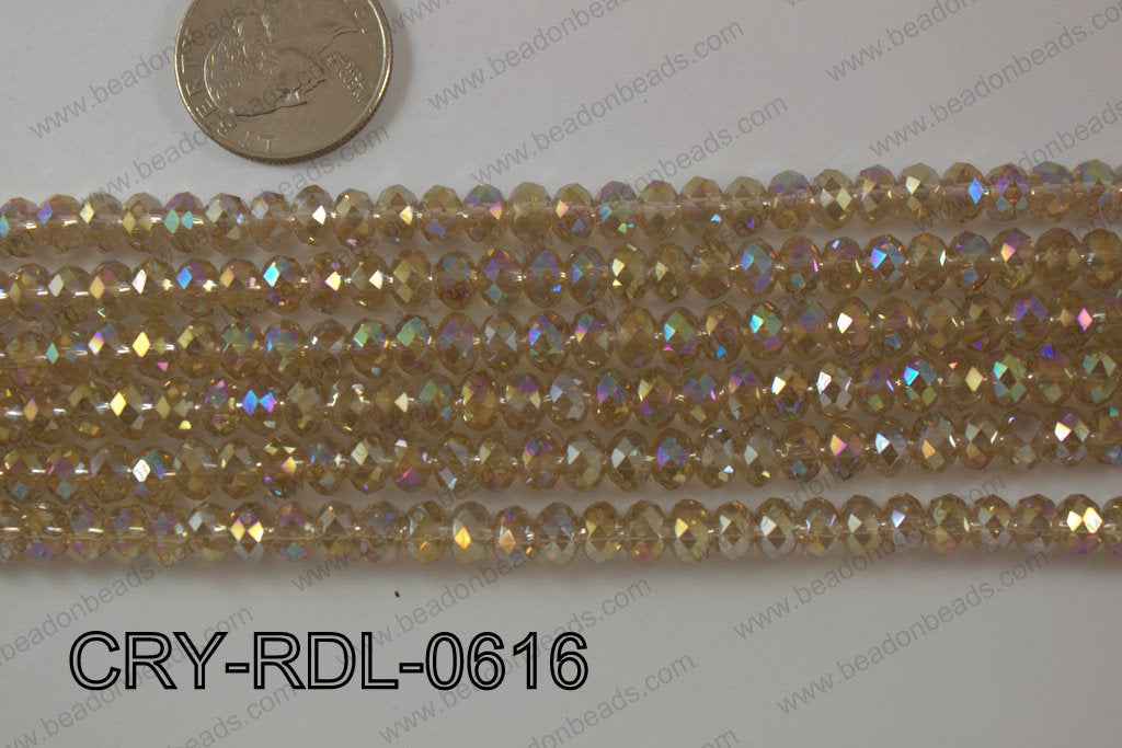 Angelic Crystals Rondels 6mm CRY-RDL-0616