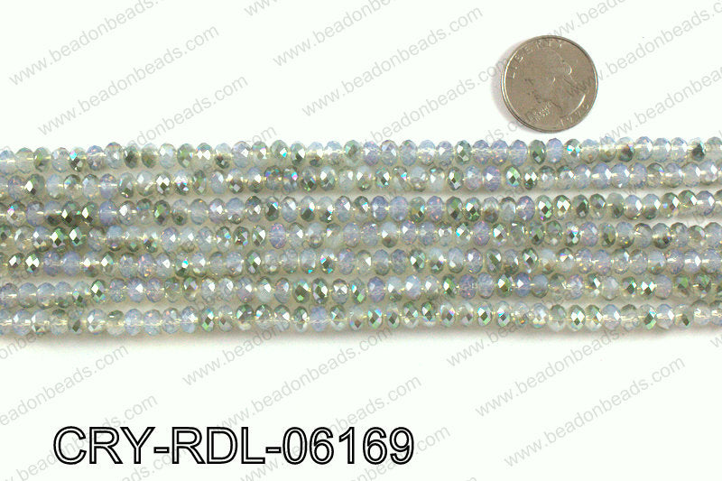 Angelic crystal rondels 6mm CRY-RDL-06169