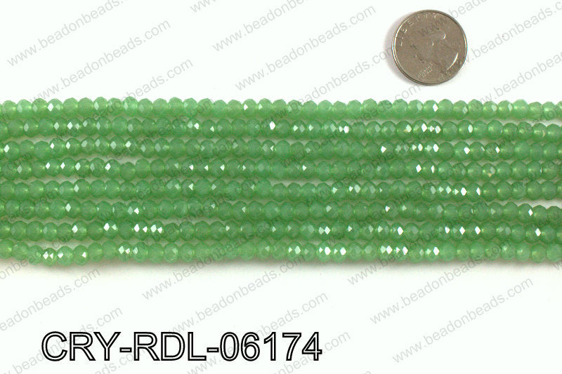 Angelic crystal rondels 6mm CRY-RDL-06174