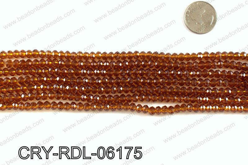 Angelic crystal rondels 6mm CRY-RDL-06175