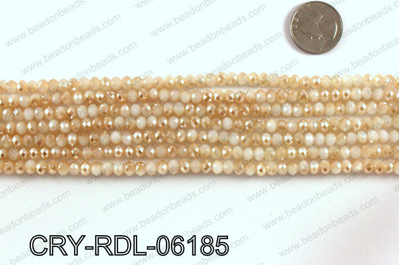 Angelic crystal rondels 6mm CRY-RDL-06185