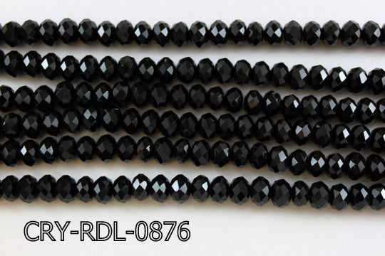 Angelic Crystal Faceted Rondel 8mm 10'' CRY-RDL-0876
