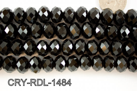 Angelic Crystal Faceted Rondel 14mm CRY-RDL-1484