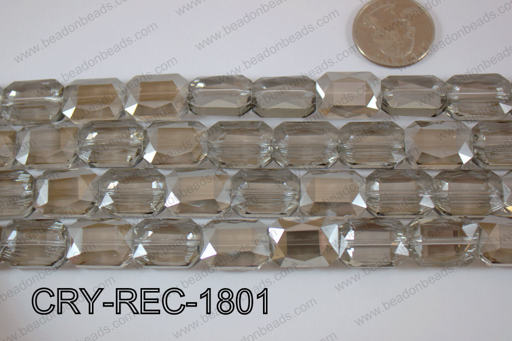 Angelic Crystal Rectangle Faceted 13x18mm CRY-REC-1801