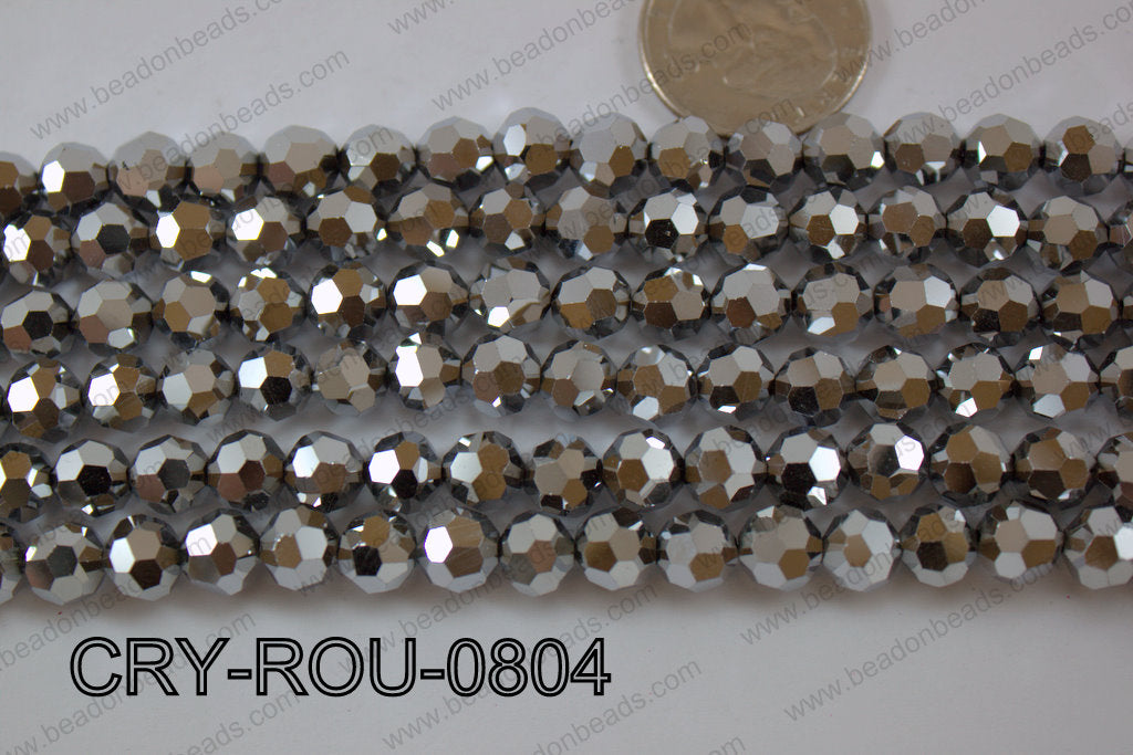 Angelic Crystal Round Faceted 8mm CRY-ROU-0804