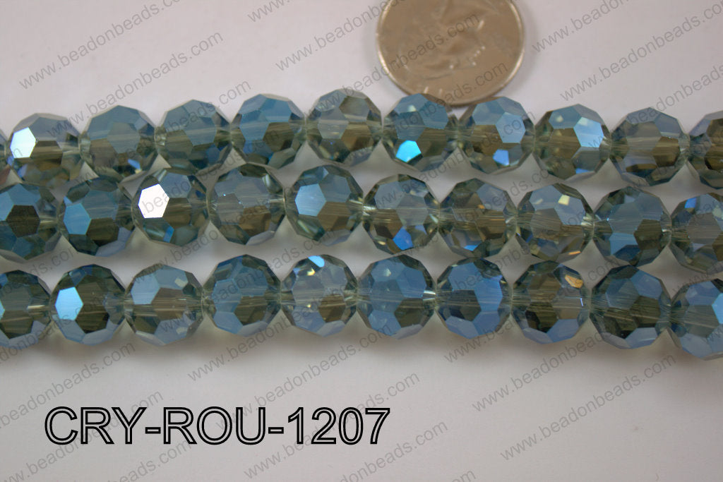 Angelic Crystal Round Faceted 32cut 12mm CRY-ROU-1207