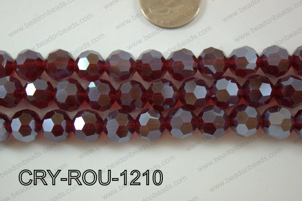 Angelic Crystal Round Faceted 32cut 12mm CRY-ROU-1210