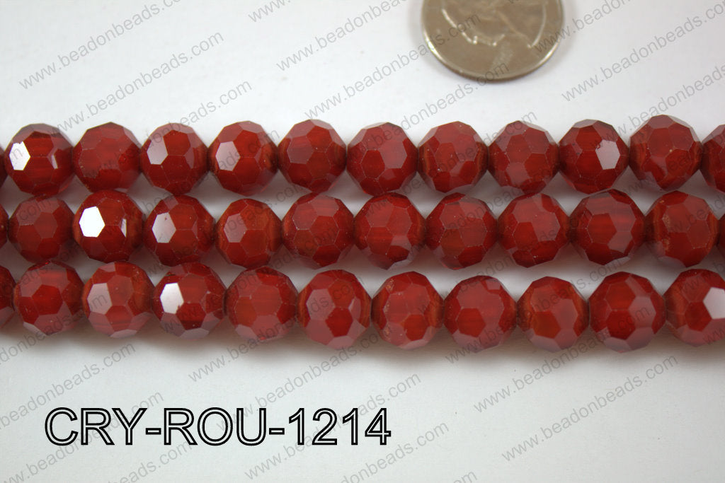 Angelic Crystal Round Faceted 32cut 12mm CRY-ROU-1214