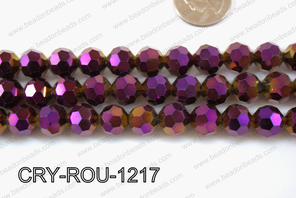 Angelic Crystal Round Faceted 32cut 12mm CRY-ROU-1217