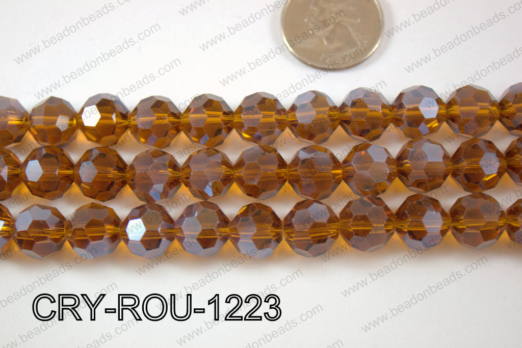Angelic Crystal Round Faceted 32cut 12mm CRY-ROU-1223