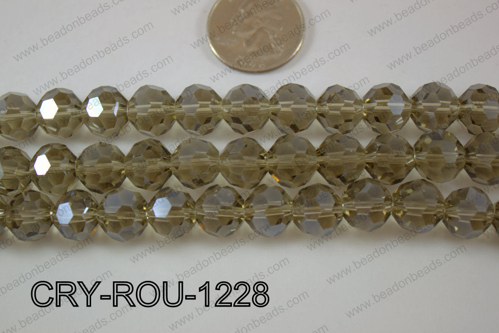 Angelic Crystal Round Faceted 32cut 12mm CRY-ROU-1228