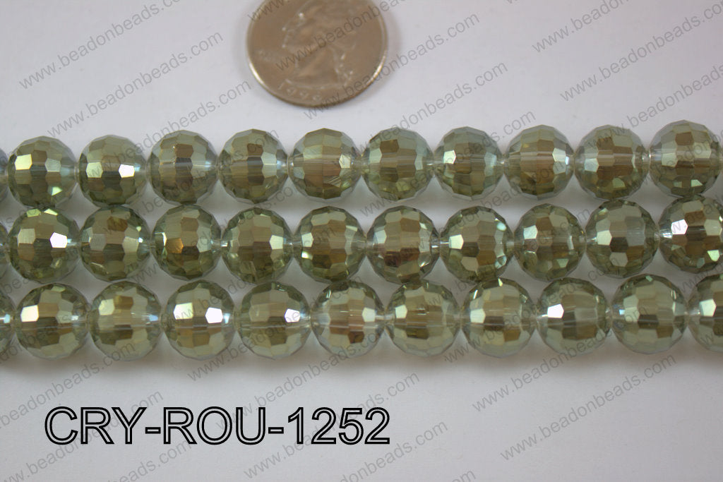 Angelic Crystal Round Faceted 96cut 12mm CRY-ROU-1252