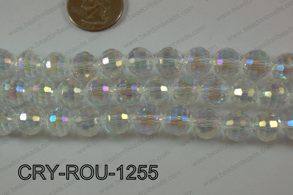 Angelic Crystal Round Faceted 96cut 12mm CRY-ROU-1255