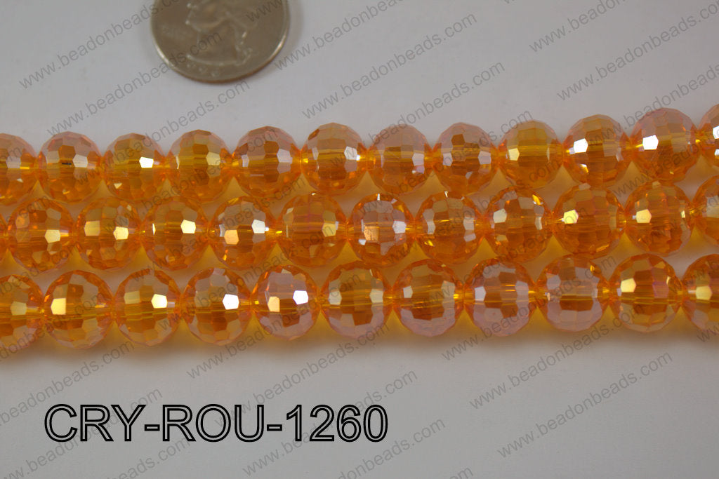 Angelic Crystal Round Faceted 96cut 12mm CRY-ROU-1260