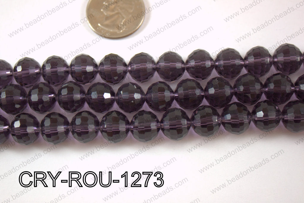 Angelic Crystal Round Faceted 96cut 12mm CRY-ROU-1273