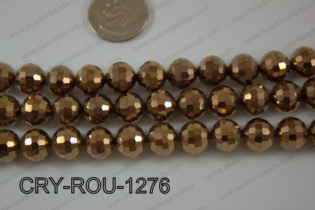 Angelic Crystal Round Faceted 96cut 12mm CRY-ROU-1276