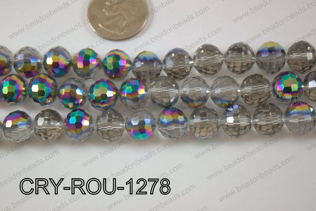Angelic Crystal Round Faceted 96cut 12mm CRY-ROU-1278
