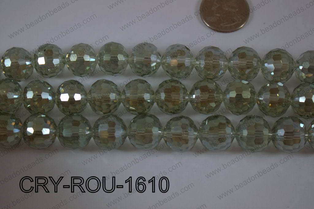 Angelic Crystal Round Faceted 15mm CRY-ROU-1610