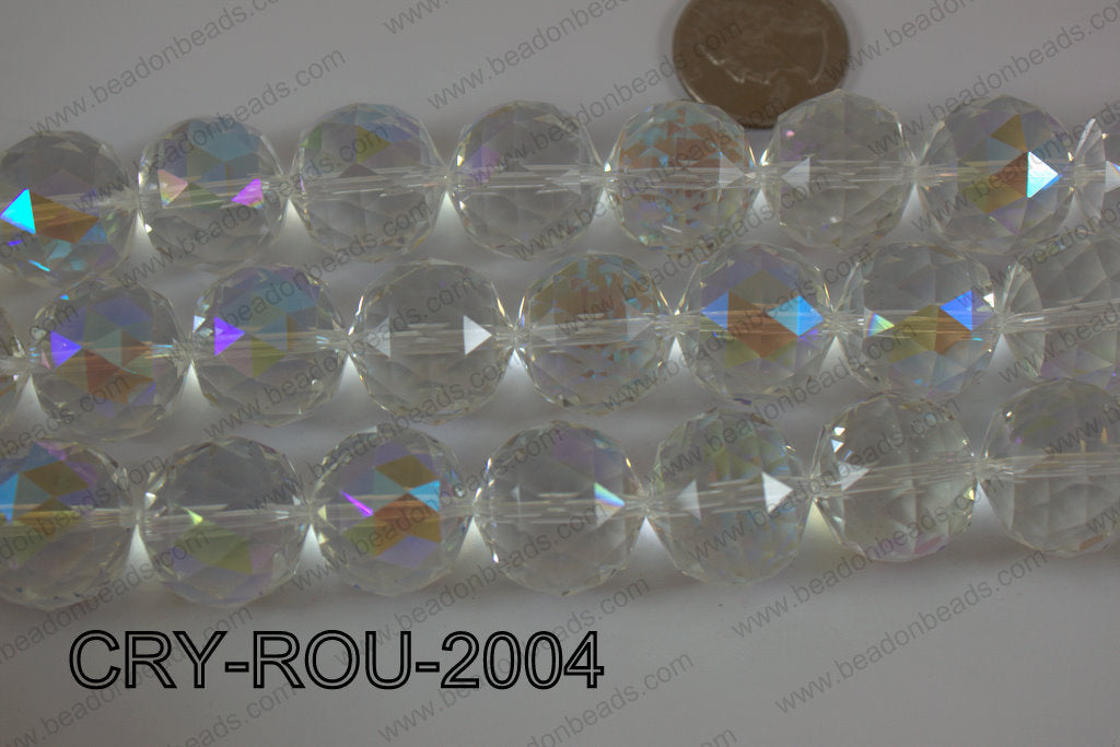 Angelic Crystal Round Faceted 20mm CRY-ROU-2004
