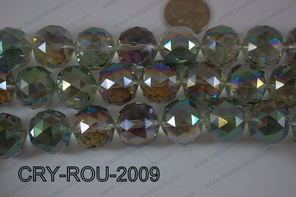 Angelic Crystal Round Faceted 20mm CRY-ROU-2009