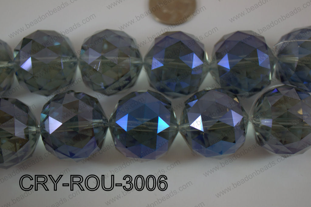Angelic Crystal Round Faceted 30mm CRY-ROU-3006