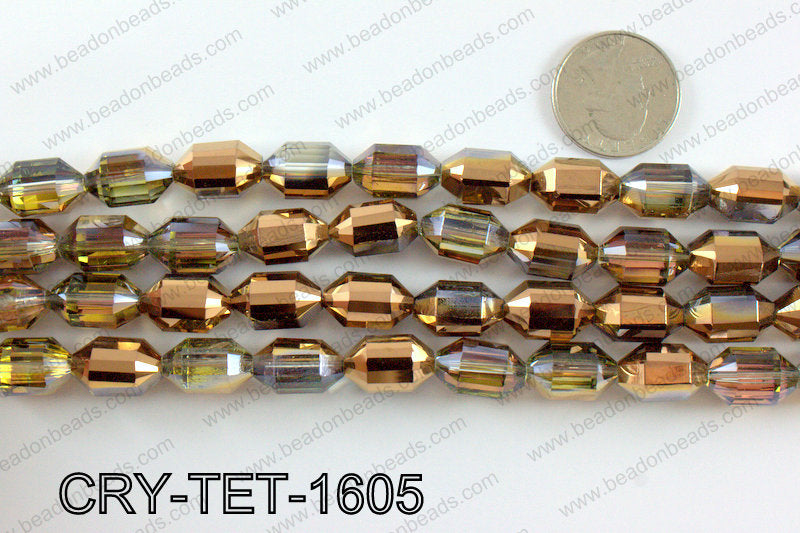 Tetragonal shaped crystal 10x16mmCRY-TET-1605