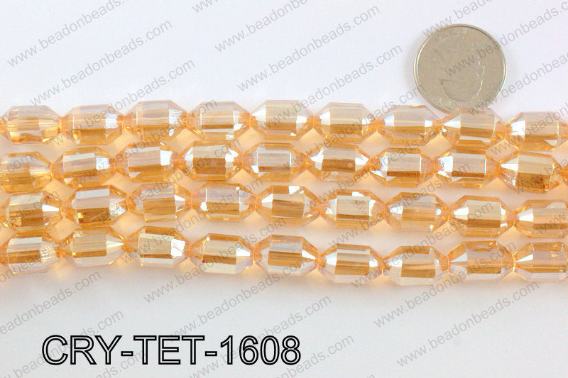 Tetragonal shaped crystal 10x16mmCRY-TET-1608
