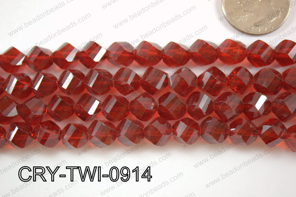 Angelic Crystal Twisted 9mm CRY-TWI-0914