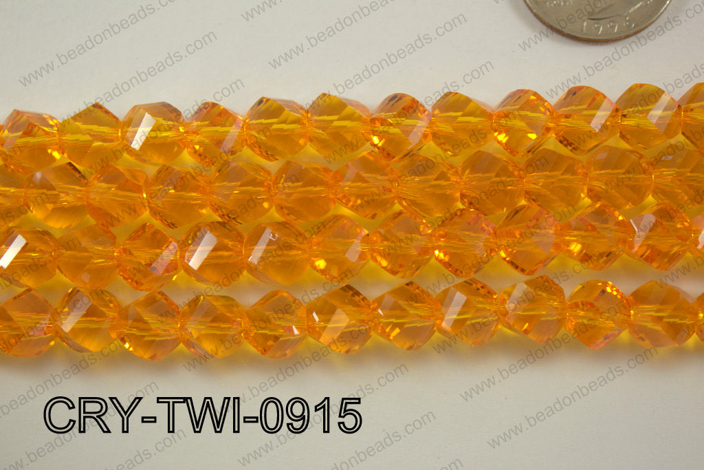 Angelic Crystal Twisted 9mm CRY-TWI-0915