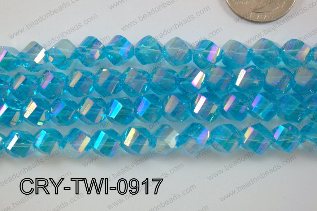 Angelic Crystal Twisted 9mm CRY-TWI-0917
