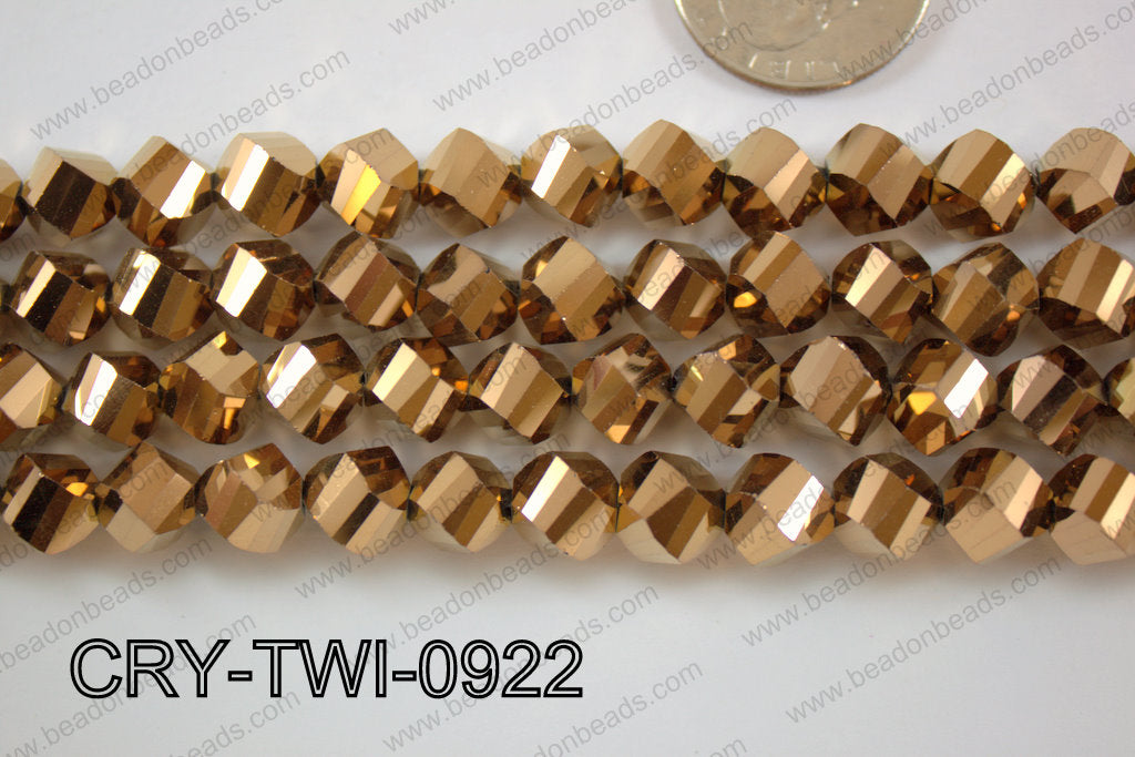 Angelic Crystal Twisted 9mm CRY-TWI-0922