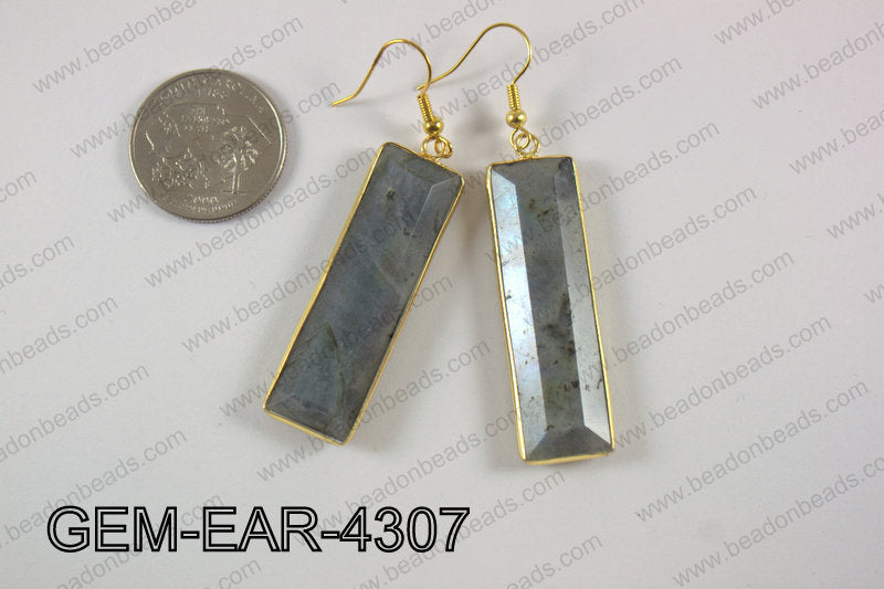 rectangle earring GEM-EAR-4307