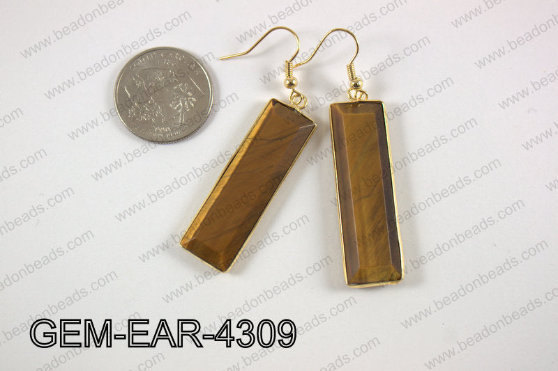 rectangle earring GEM-EAR-4309