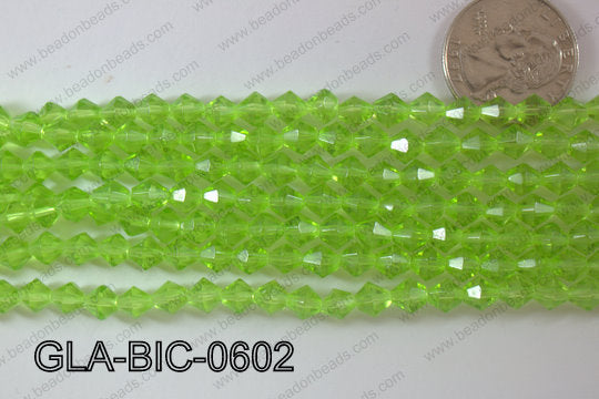 Glass Bicone 6mm GLA-BIC-0602