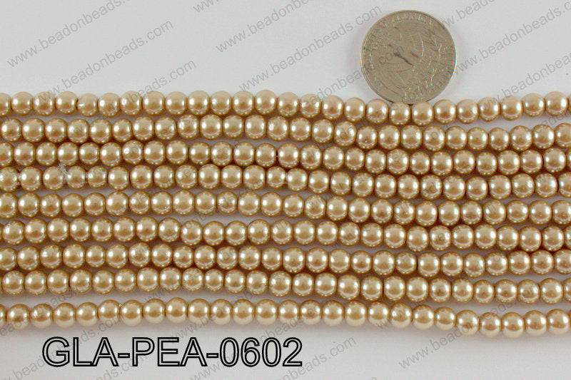 GLASS PEARL 6MM GLA-PEA-0602