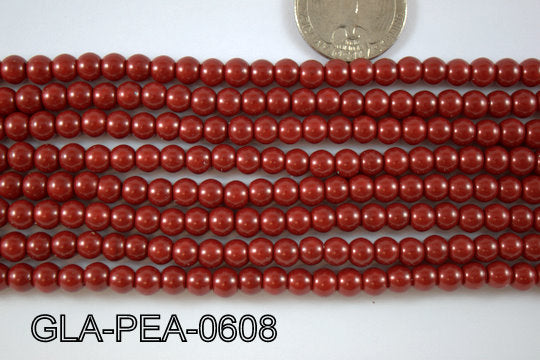 Glass Pearl 6mm GLA-PEA-0608