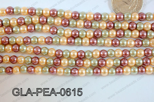 Glass Pearl 6mm GLA-PEA-0615