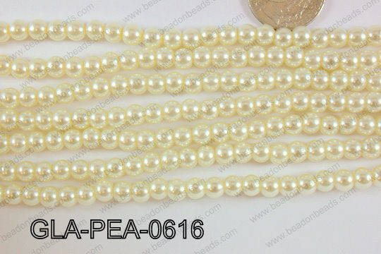 Glass Pearl 6mm GLA-PEA-0616