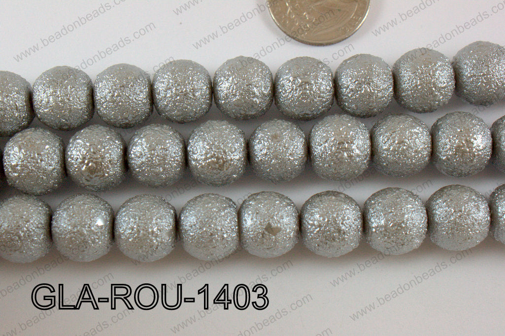 Glass Round 14mm grey GLA-ROU-1403