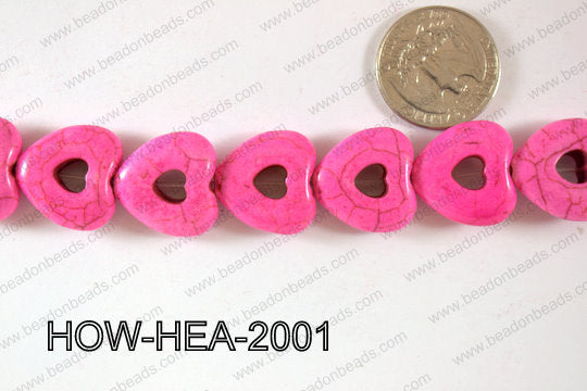 Howlite Heart 20x20mm HOW-HEA-2001