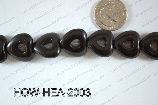 Howlite Heart 20x20mm HOW-HEA-2003