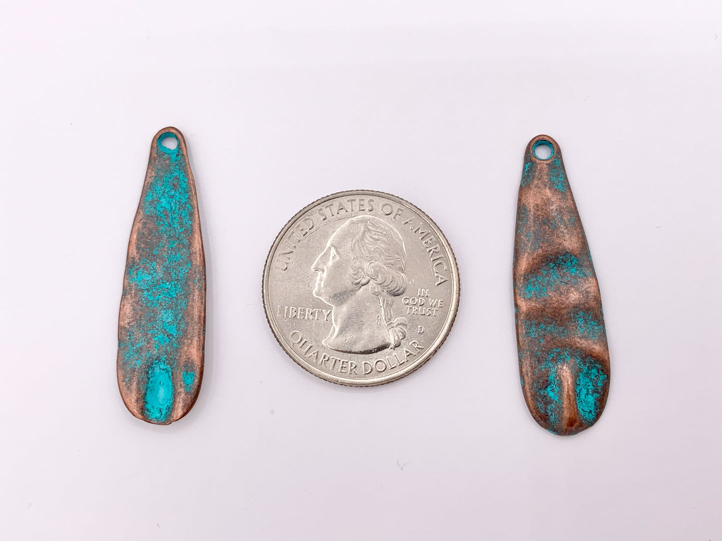 10x36mm Pewter Hammered Thin Teardrop Pendants Bulk Order in Matte Gold, Gold, Silver, Brass and Patina