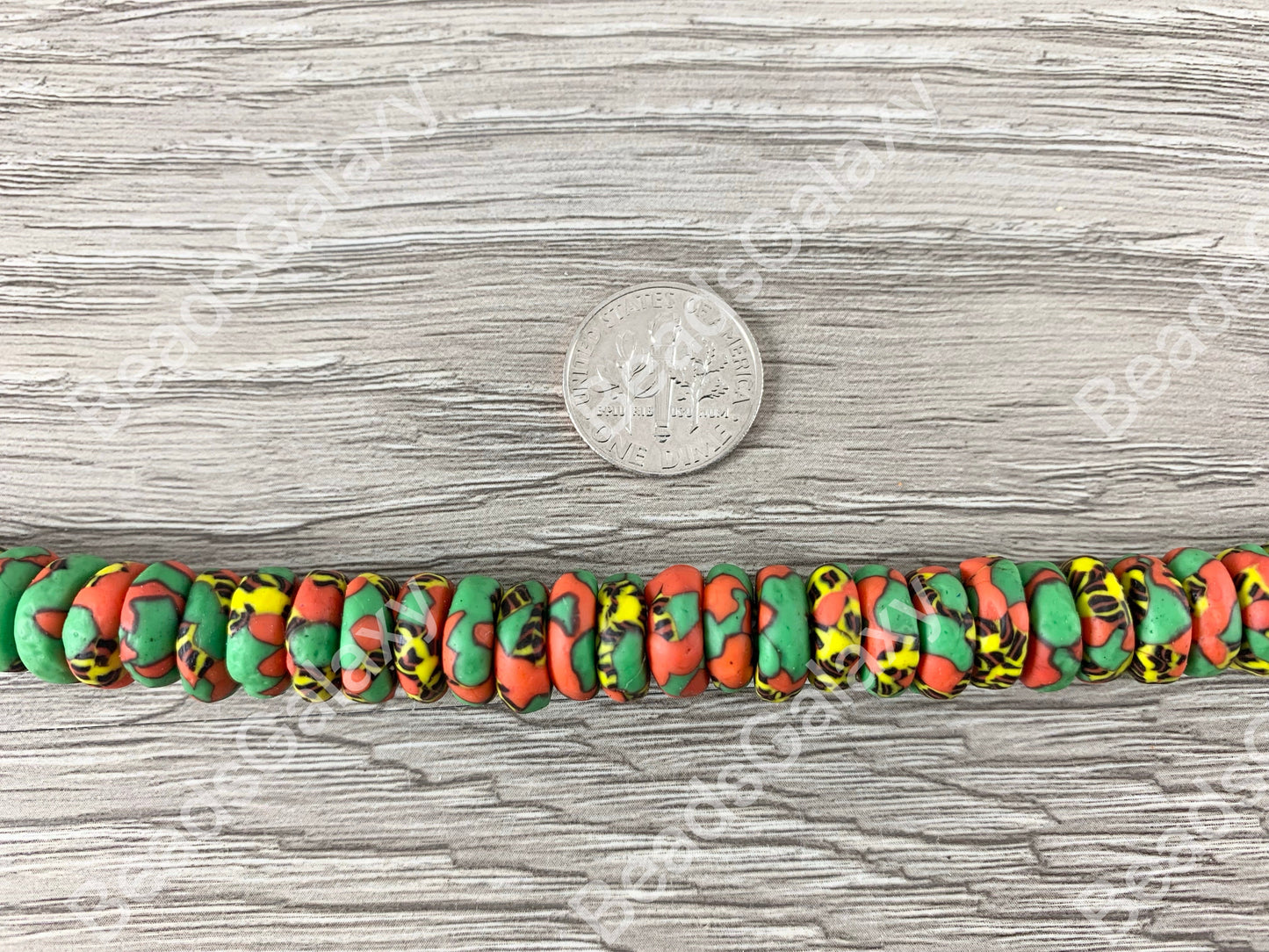 Handmade Recycled Sankas Glass Beads From Ghana Africa