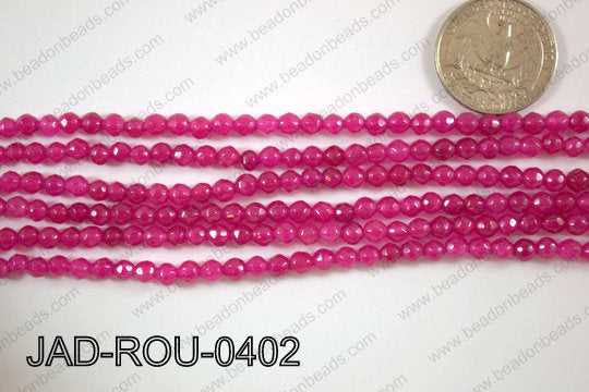 Jade Faceted Round 4mm JAD-ROU-0402